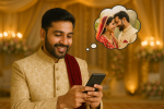 Indian groom dreaming of marriage